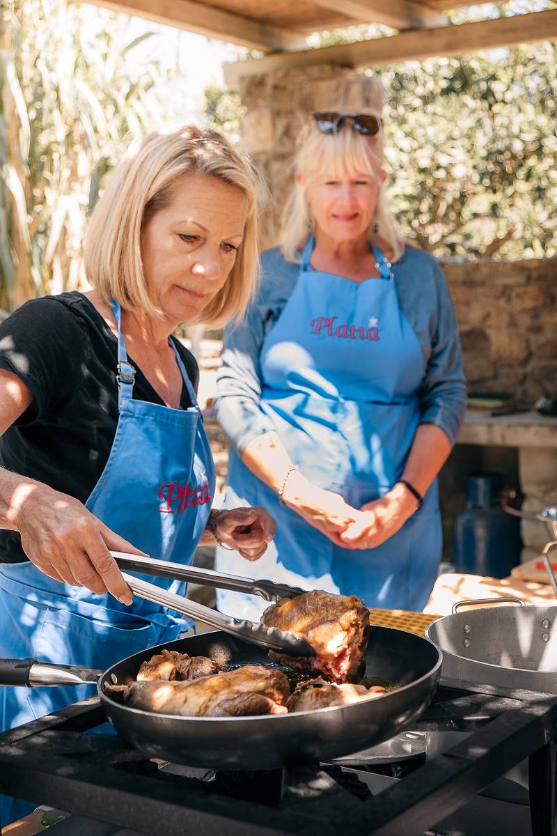 Naxos cooking lessons in Galini